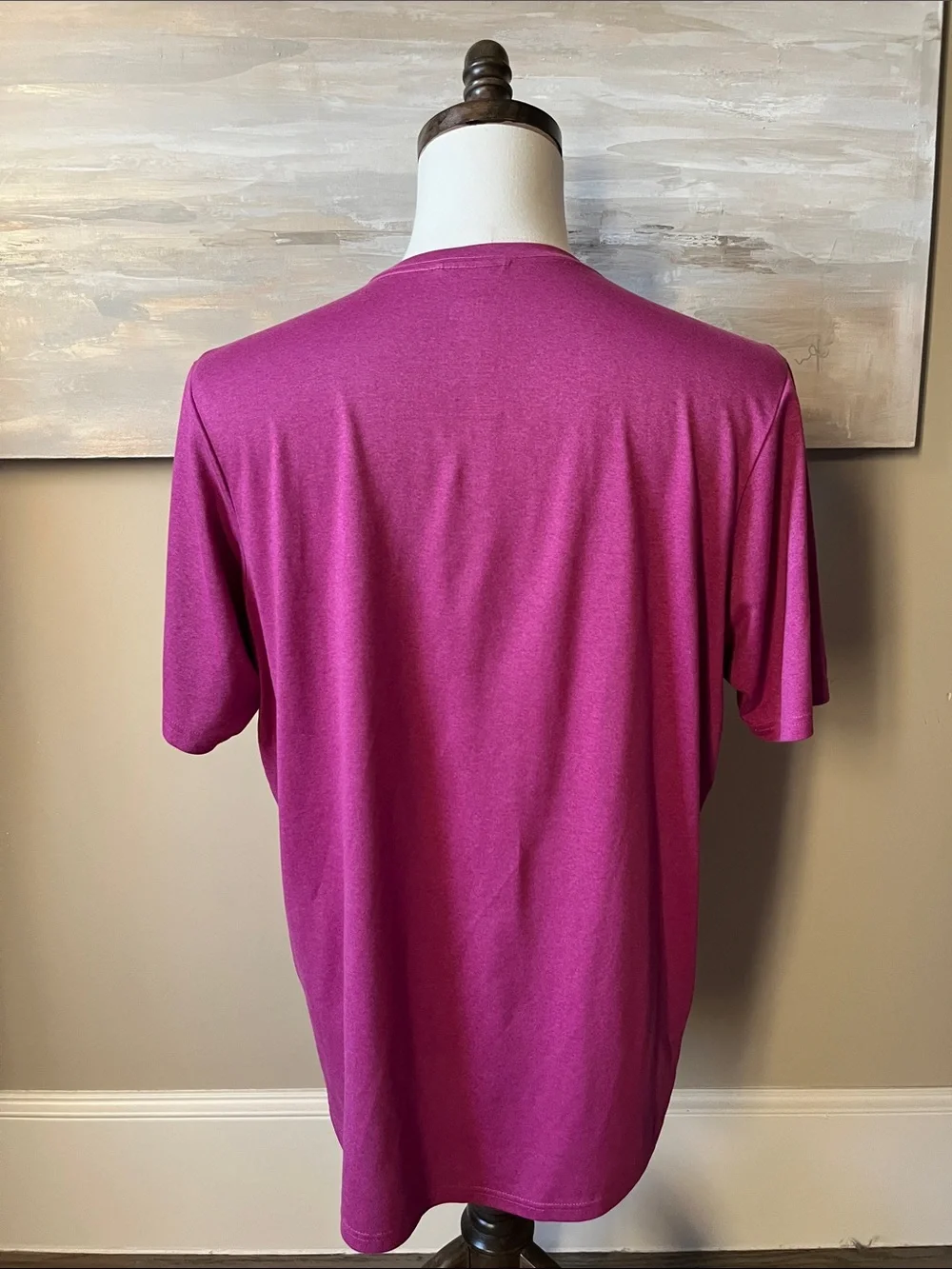 The North Face men’s crewneck pink tshirt